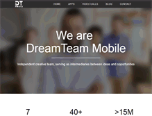 Tablet Screenshot of dreamteam-mobile.com
